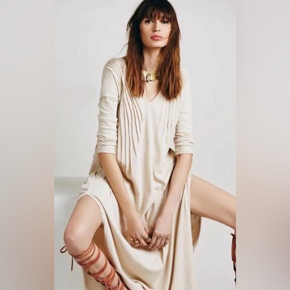Free People Cream Maxi Dress